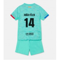 Echipament fotbal Barcelona Joao Felix #14 Tricou Treilea 2023-24 pentru copii maneca scurta (+ Pantaloni scurti)